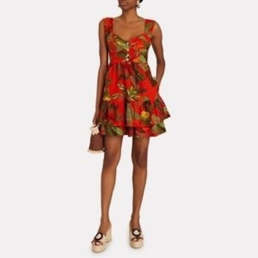 FARM Rio Red Tropical Mini Dress - Picture 5 of 11
